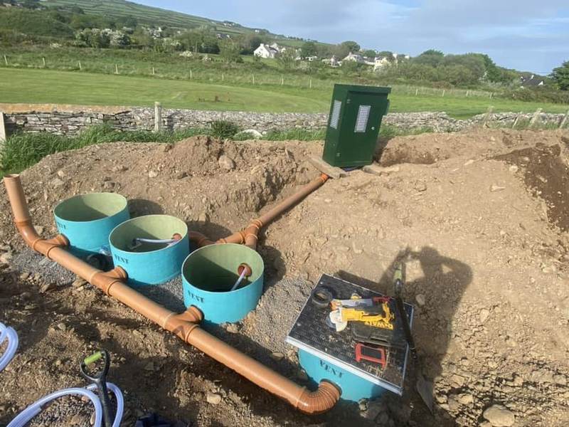 Septic tank installation