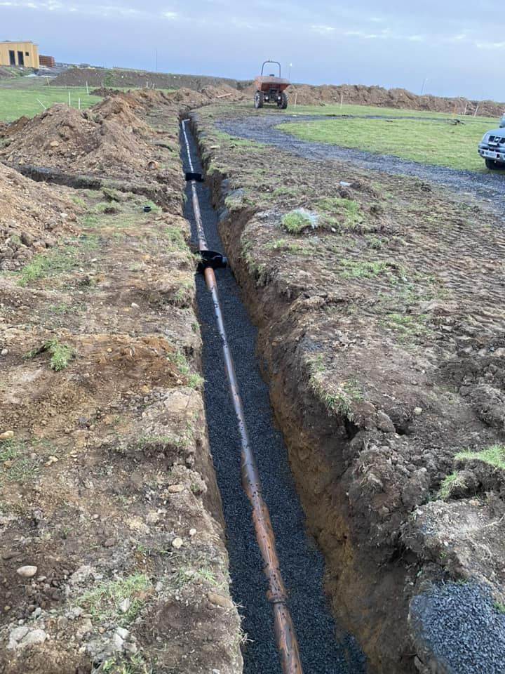 Drainage installation